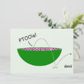 Invitation Cartoon de pastèque Funny Modèle de réunion en fam (Debout devant)