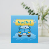 Invitation Carwash (Debout devant)