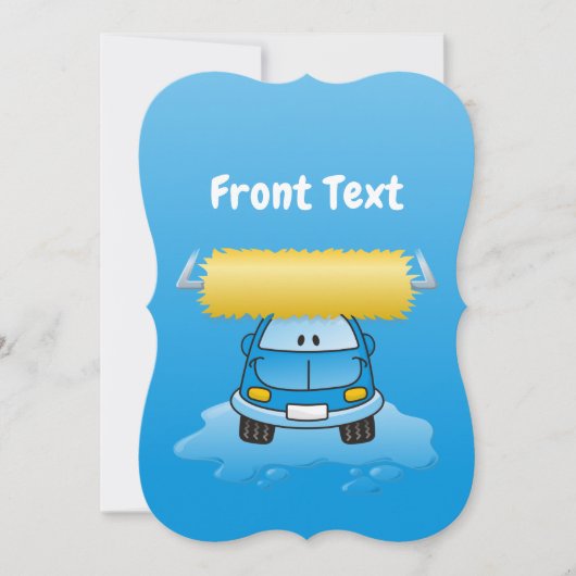 Invitation Carwash (Devant)