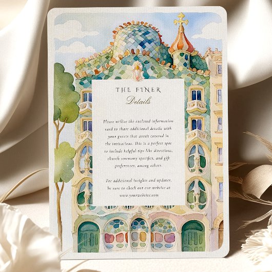 Invitation Casa Batlló Barcelona Mariage
