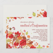 Invitation Cascade Automne (Devant / Derrière)