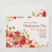 Invitation Cascade Automne (Devant / Derrière)