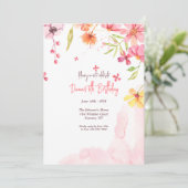 Invitation Cascade de Fleurs  (Debout devant)