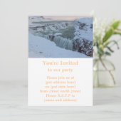 Invitation Cascade de Gullfoss en Islande (Debout devant)