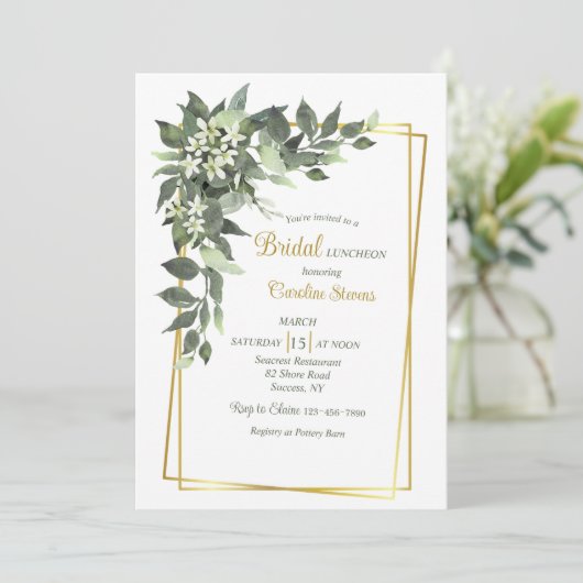 Invitation Cascade de Stephanotis (Debout devant)