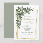 Invitation Cascade de Stephanotis (Devant / Derrière)