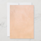 Invitation Cascade Floral de Verdure Mariage Rustique Toscan (Dos)