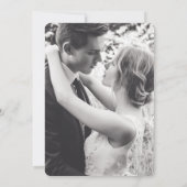 Invitation Cascade violette aquarelle 1 an de fête de mariage (Dos)