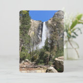 Invitation Cascades du parc national Yosemite 2024 diecut (Debout devant)