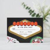 Invitation Casino de Vegas RSVP (Debout devant)