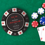 Invitation Casino Las Vegas Poker Chip<br><div class="desc">Préparez-vous à rouler les dés et à passer une nuit folle avec notre invitation au bachelor party sur le thème du casino conçue pour ressembler à une puce de poker! Cette invitation est parfaite pour tout futur marié qui aime jouer, casinos, ou tout ce qui a pour thème Vegas. L'avant...</div>