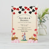 Invitation Casino Las Vegas Poker wedding (Debout devant)