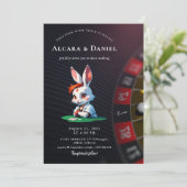 Invitation Casino Las Vegas Poker wedding (Debout devant)