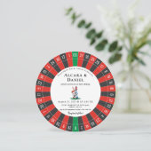 Invitation Casino Las Vegas Poker wedding (Debout devant)