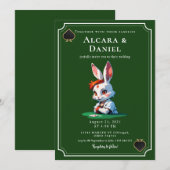 Invitation Casino Las Vegas Poker wedding (Devant / Derrière)