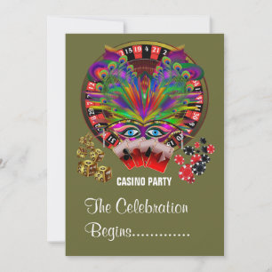 Invitation Casino Masquerade
