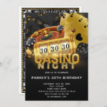 Invitation Casino Night Anniversaire Fête Black Gold<br><div class="desc">Casino Night Party Black Gold Design. Les produits correspondants peuvent être trouvés dans Casino Party Collection. Si vous avez des questions,  n'hésitez pas à me contacter.</div>