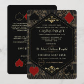 Invitation Casino Night Company Client Appreciation Day (Devant / Derrière)