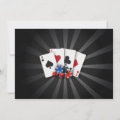 Invitation Casino Night Las Vegas Photo Anniversaire Invitati (Dos)