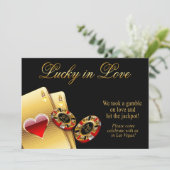 Invitation Casino Style Mariage (PJ) DEMANDER DES NOMS EN CHI (Debout devant)