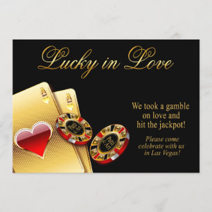 Invitation Casino Style Mariage (PJ) DEMANDER DES NOMS EN CHI