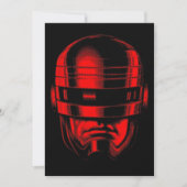 Invitation Casque Robot Cop (Devant)