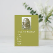 Invitation Casque Scuba antique (Debout devant)