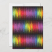 Invitation Casques Disco Neon Silencieux Fête d'Anniversaire (Dos)