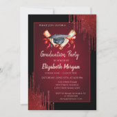 Invitation Casquette aquarelle, Diplôme, Diplôme, Diplômes ro (Devant)