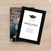 Invitation Casquette classique minimaliste simple