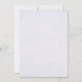 Invitation Casquette Cowboy Brown avec Mariage Fleurs roses (Dos)