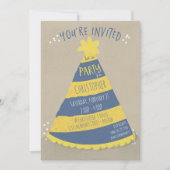 Invitation Casquette d'anniversaire (Devant)