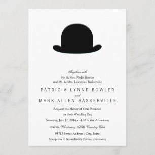 Invitation Casquette de Bowler