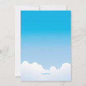 Invitation Casquette de double diplôme Jeu vertical (Dos)