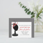 Invitation Casquette de Fascinator - ouverture officielle de (Debout devant)