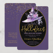 Invitation Casquette de la fête d'Halloween adulte (Devant / Derrière)