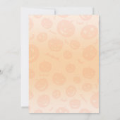 Invitation Casquette de sorcière, et Maison hantée, Baby show (Dos)