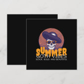 Invitation casquette d'été crâne (Devant / Derrière)