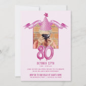 Invitation Casquette du Parti rose 80e anniversaire Open Hous (Devant)