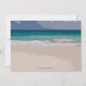 Invitation Casquette et Chaussures de plage Bachelorette Fête (Dos)