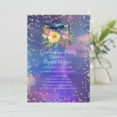 Invitation Casquette floral, Diagramme de peinture de diamant (Debout devant)