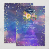 Invitation Casquette floral, Diagramme de peinture de diamant (Devant / Derrière)