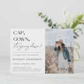 Invitation Casquette Gown ça va faire tomber la fête de l'obt (Debout devant)