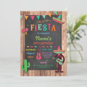 Invitation Casquette mexicain Fiesta Mexique Anniversaire Inv (Debout devant)