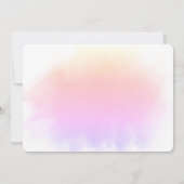 Invitation Casquette mignon portant Chouette assis sur une bi (Dos)