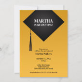 Invitation Casquette noir (Devant)