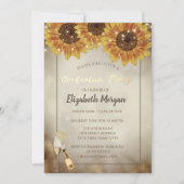 Invitation Casquette Parties scintillant or, Vin, Verre, Tour (Devant)