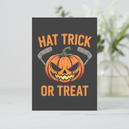 Invitation Casquette Trick ou traiter Halloween Éffrayant Hoc (Debout devant)