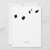 Invitation Casquettes À L'Invitation Des Diplômés (Dos)