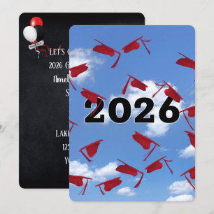 Invitation casquettes de la Red Graduation 2025 dans Sky